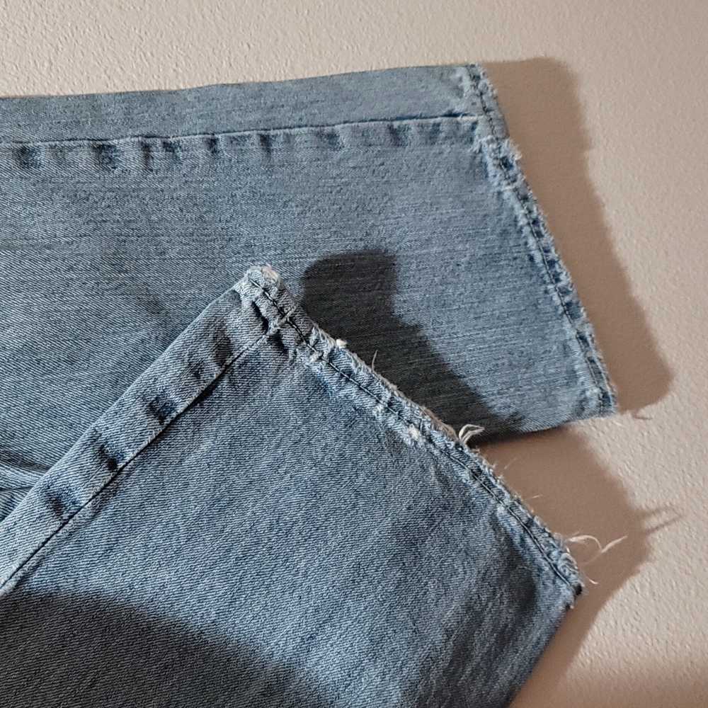 Miss Me Marilyn 26 Bootcut Patchwork Boho Cottagecore Indie Distressed Blue Jean - Picture 10 of 16